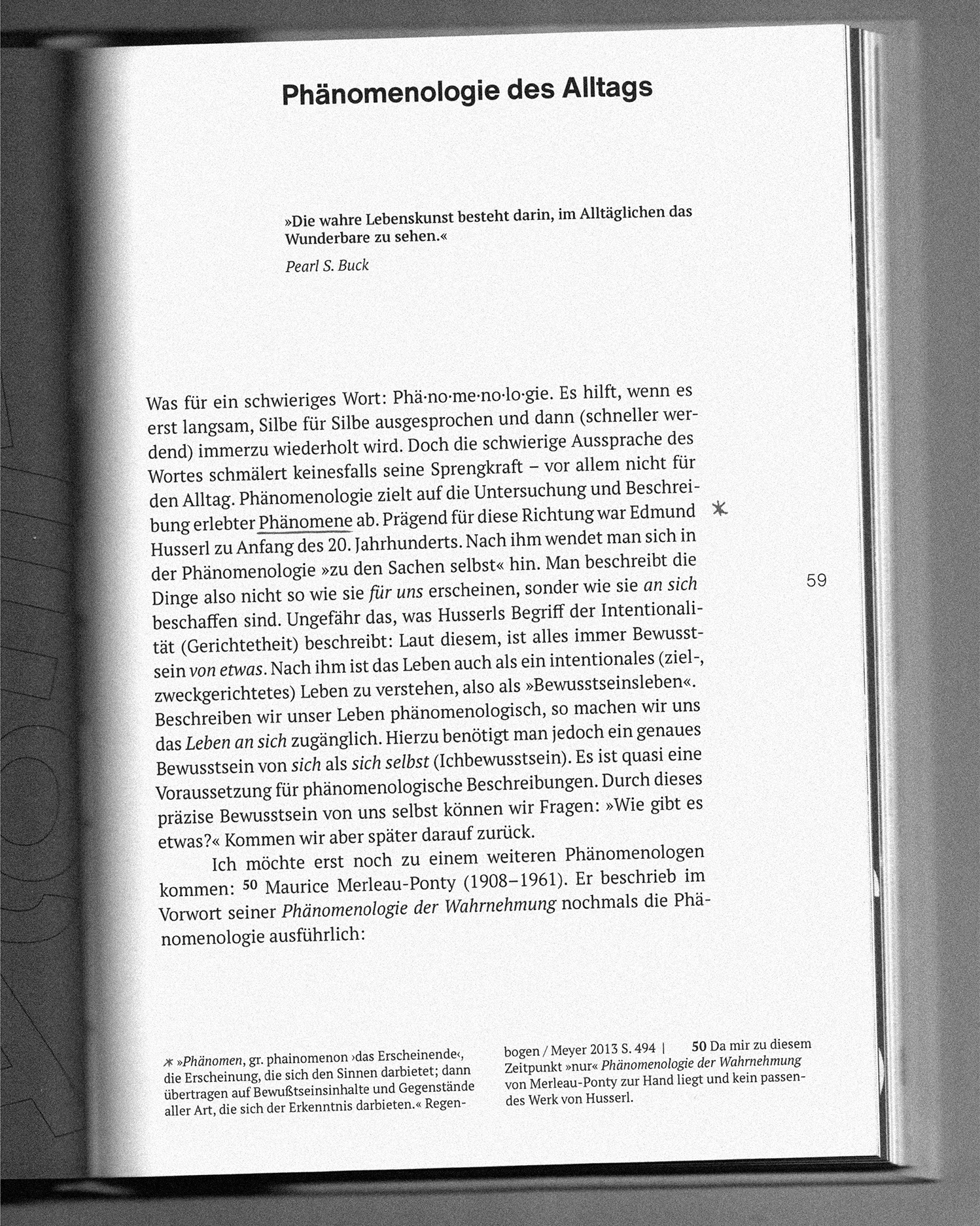 phänomenologie des alltags, kapitel im buch